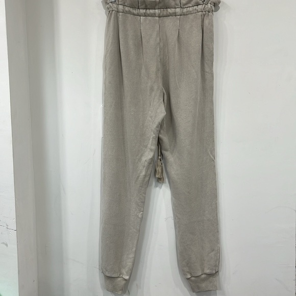 Something Navy Taupe Washout Cotton Terry Sweatpants size S - Picture 7 of 10